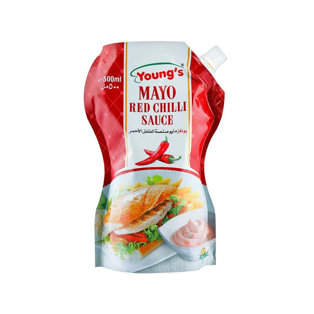 Youngs Mayo Red Chilli 500ml - Snapcart.pk