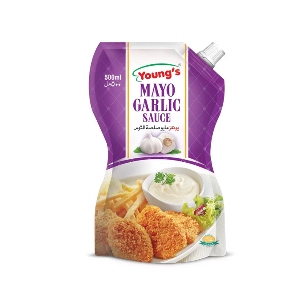 Young’s Mayo Garlic Sauce 500ml - Snapcart.pk