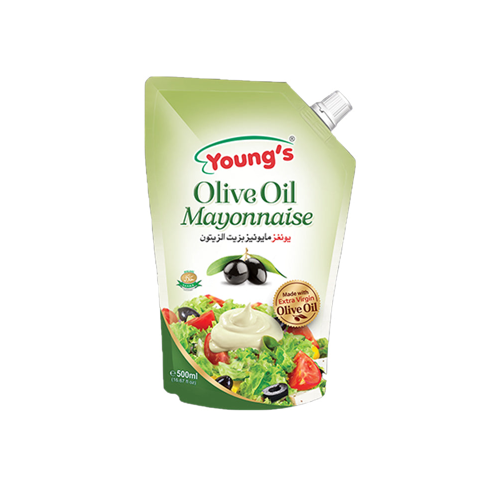 Youngs Olive Oil Mayonnasie 500ml - Snapcart.pk