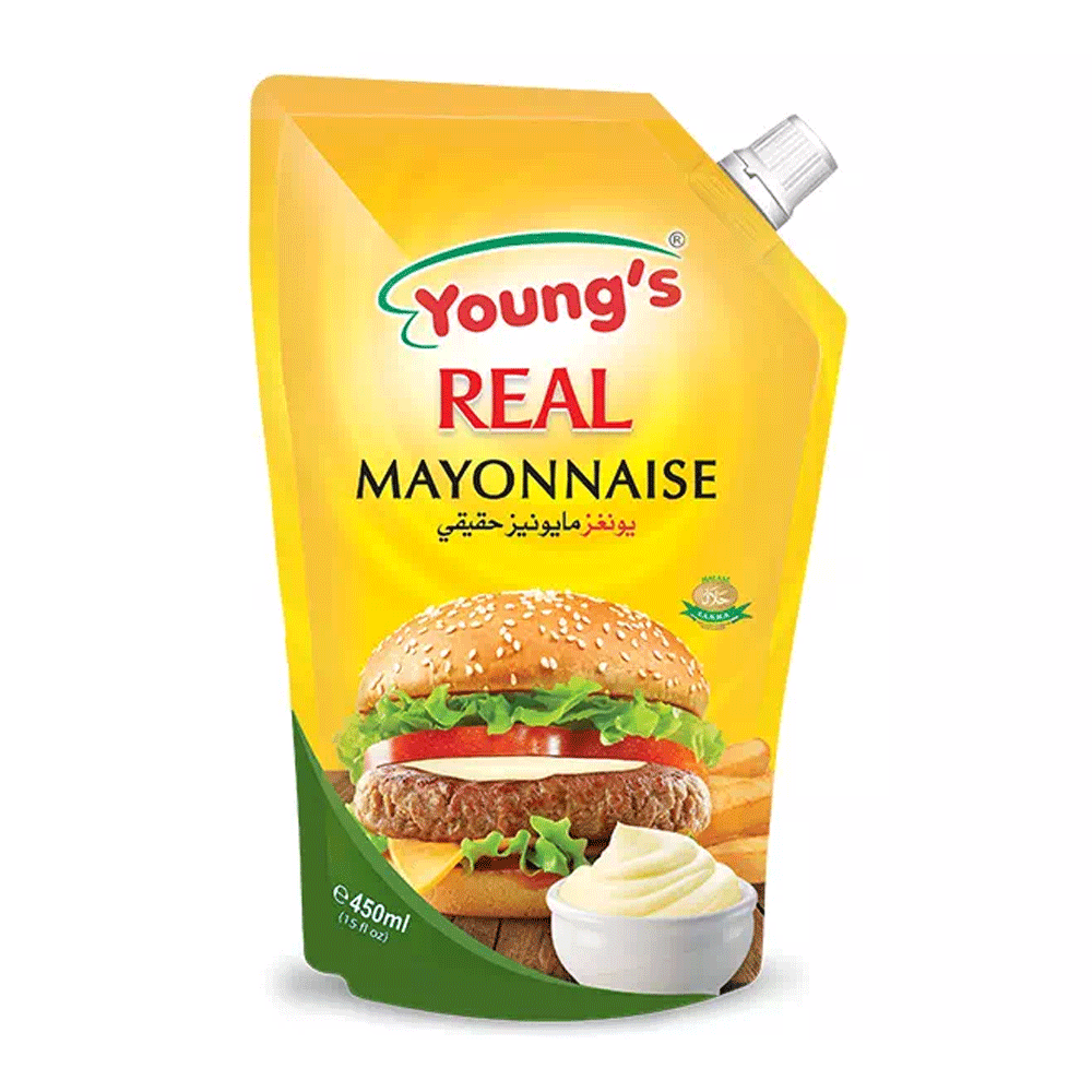 Youngs Real Mayonnaise 450ml