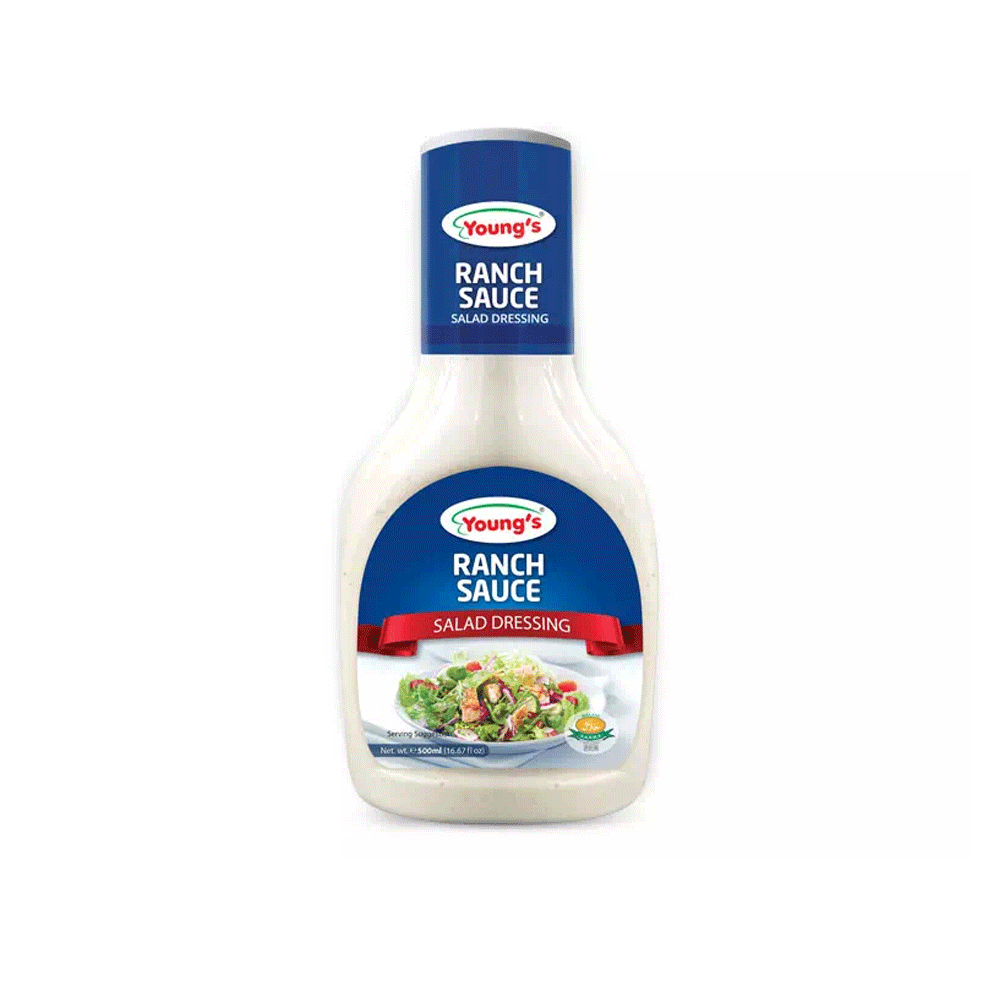 Youngs Ranch Sauce Salad Dressing 500ml - Snapcart.pk