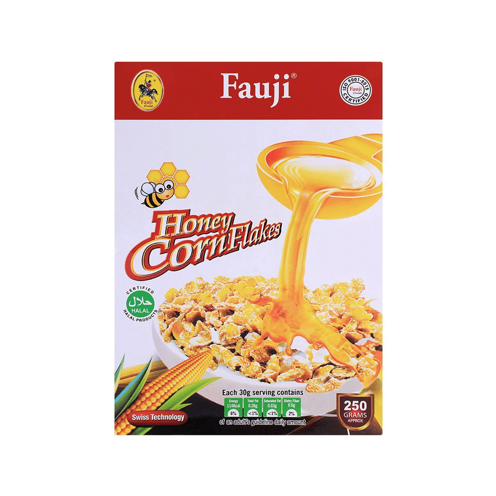 Fauji Honey Corn Flakes 250g - Snapcart.pk