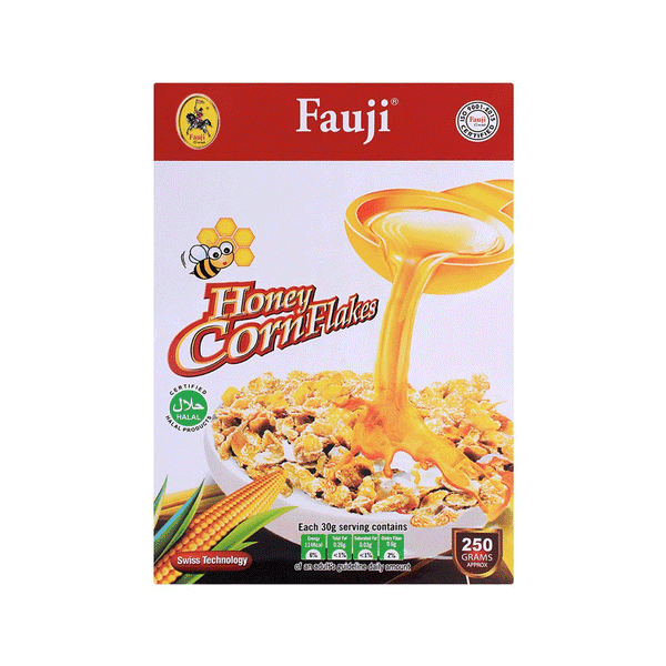 Fauji Honey Corn Flakes 250g - Snapcart.pk