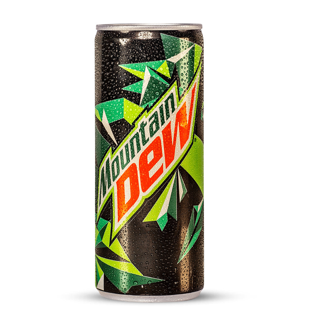 Mountain Dew Can 250ml Slim - Snapcart.pk