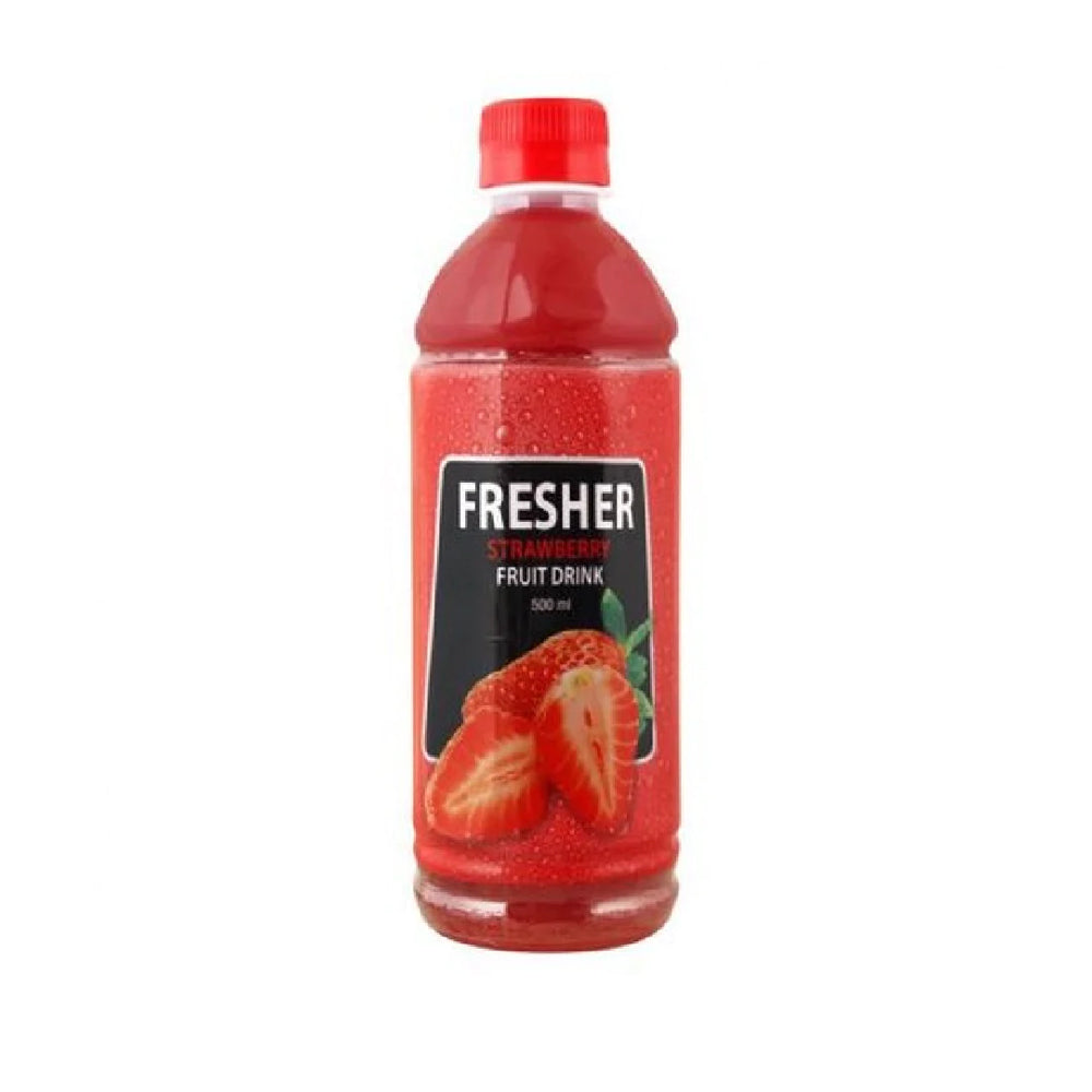 Fresher Juice Strawberry 500ml - Snapcart.pk