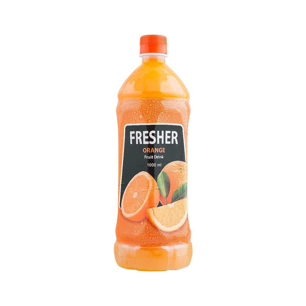 Fresher Orange Fruit Drink 1000ml Bottle - Snapcart.pk