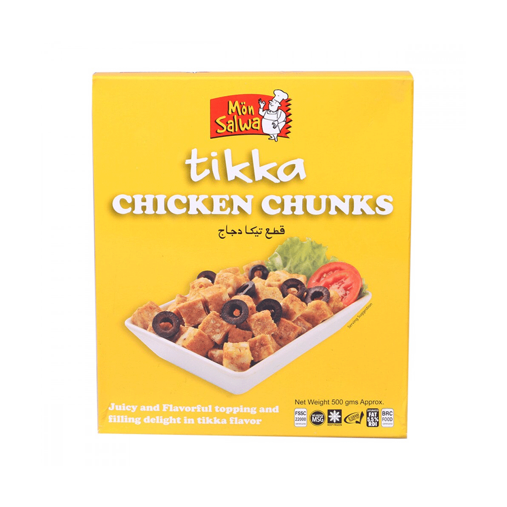 Mon Salwa Tikka Chicken Chunks 500gm