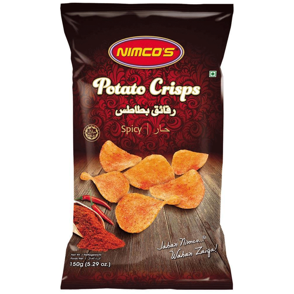Nimco's Potato Crisps Spicy 150g