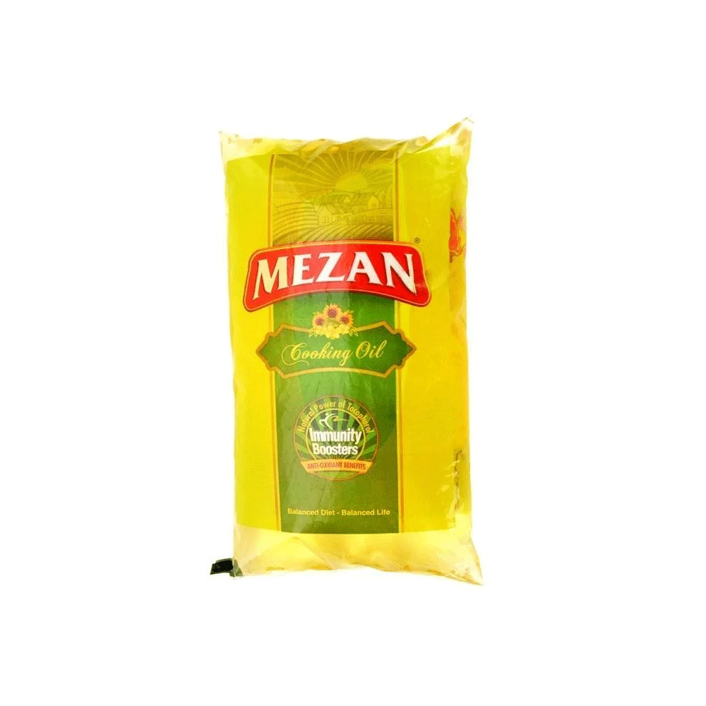 Mezan Cooking Oil 1 Litre Pouch - Snapcart.pk