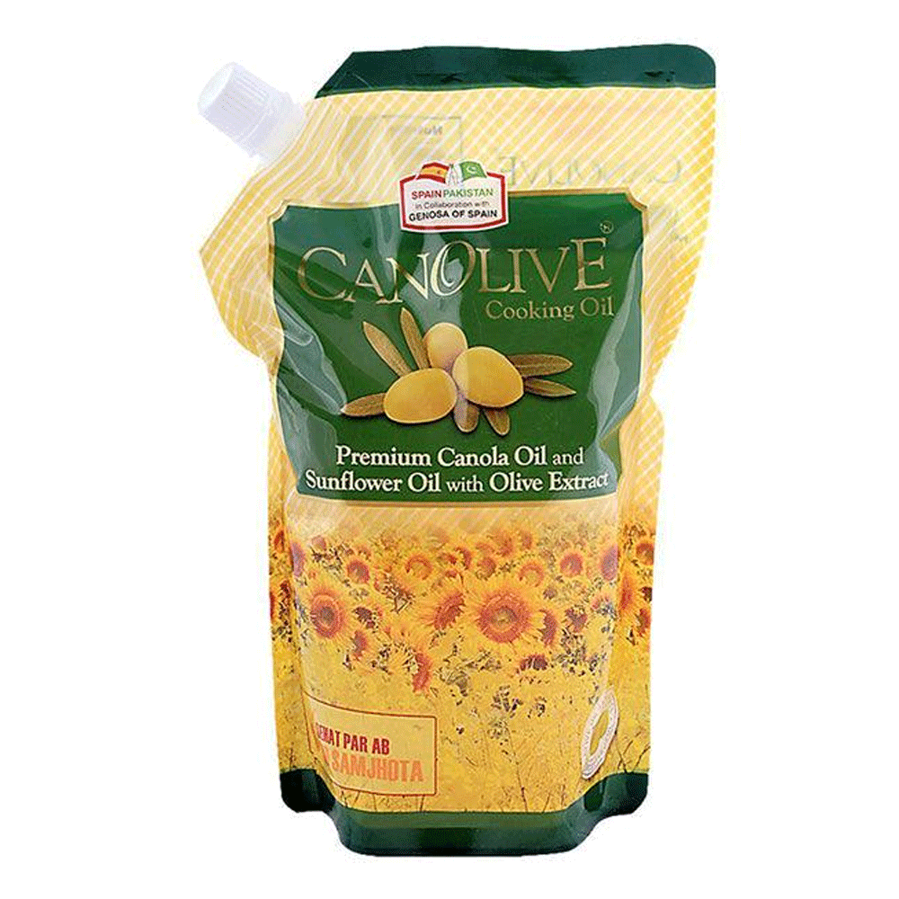 Canolive Cooking Oil Nozal 1 Ltr - Snapcart.pk