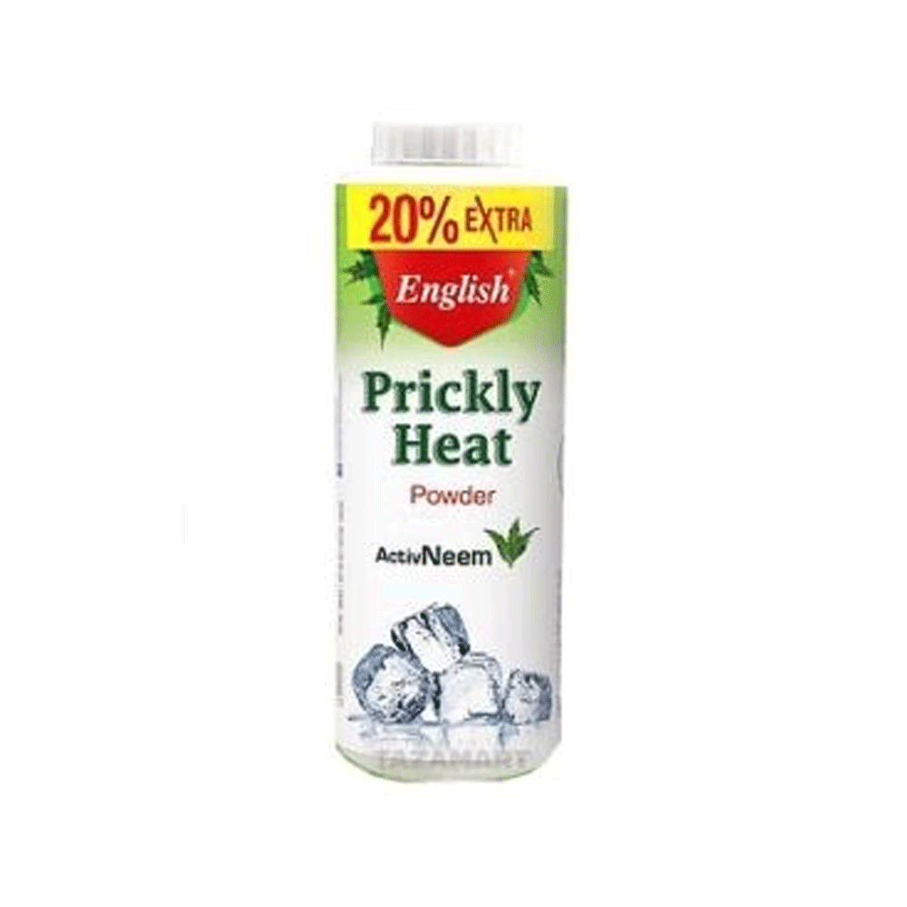 English Prickly Heat Powder Neem 240g - Snapcart.pk