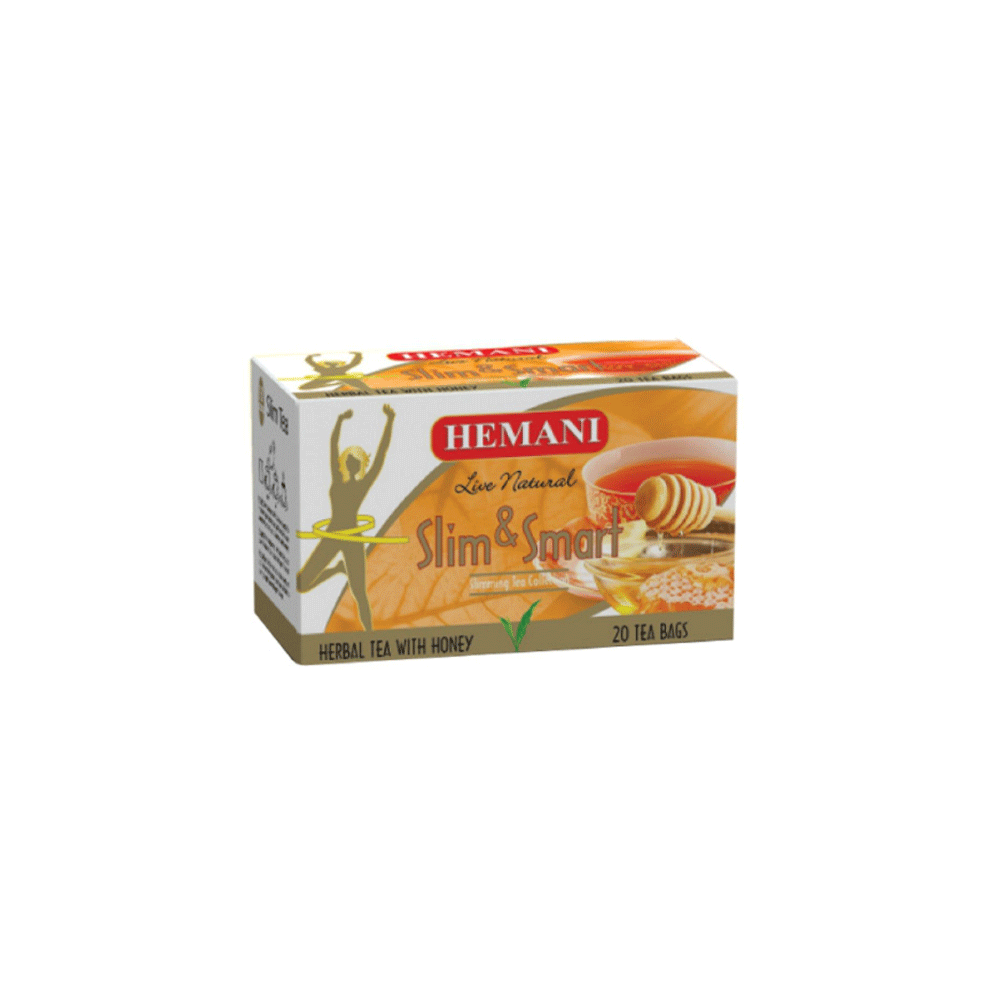 Hemani Herbal Honey Tea Bags Slim & Smart Tea 20s - Snapcart.pk