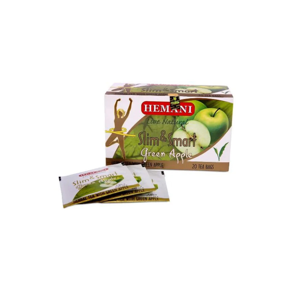 Hemani Teabags Green Apple 40s - Snapcart.pk