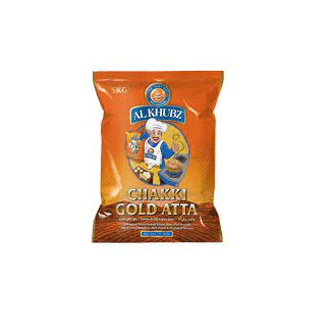 Al-khubz Chakki Gold Atta 5kg - Snapcart.pk