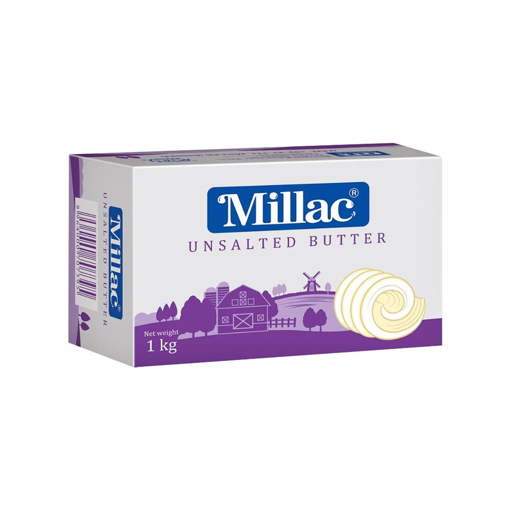 Millac Unsalted Butter 1kg - Snapcart.pk