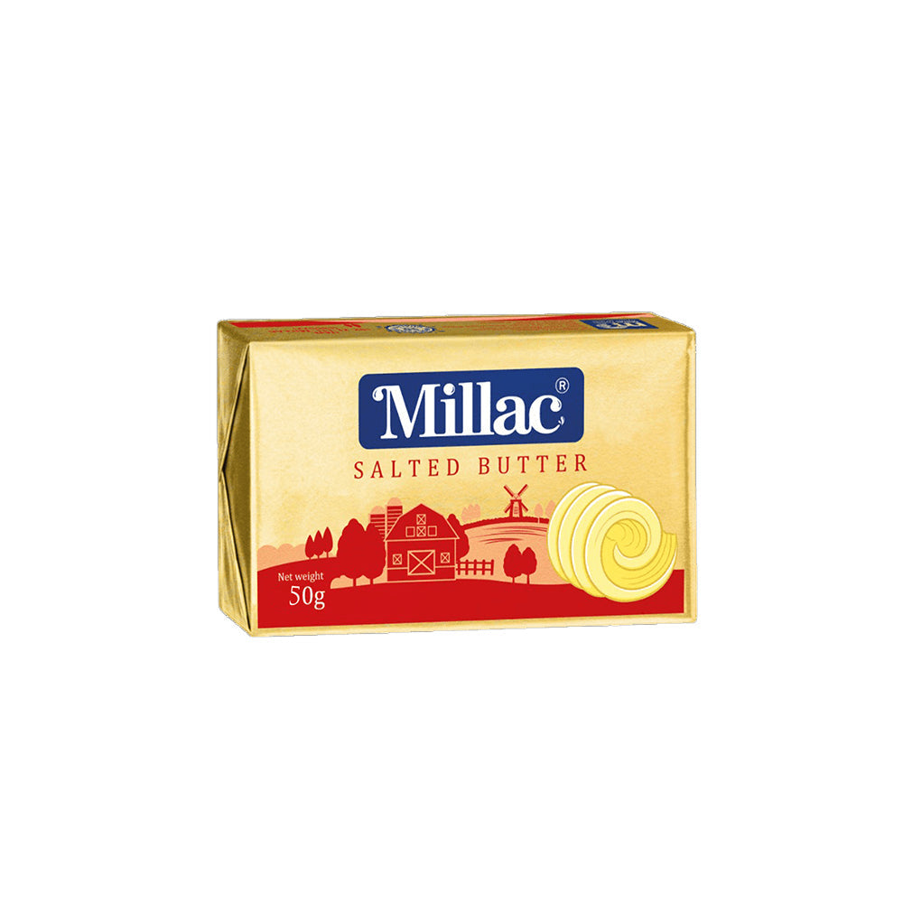 Millac Salted Butter 50g - Snapcart.pk
