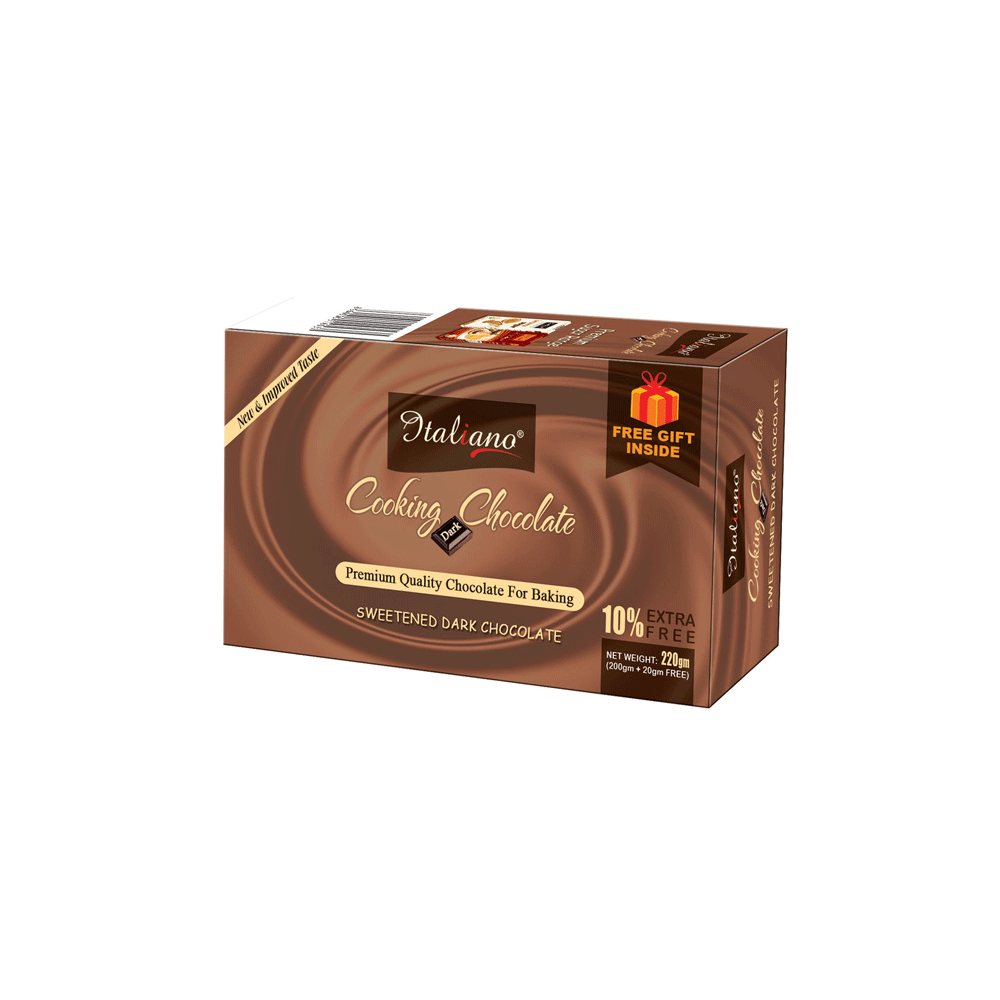 Italiano Cooking Chocolate - Dark 200g - Snapcart.pk