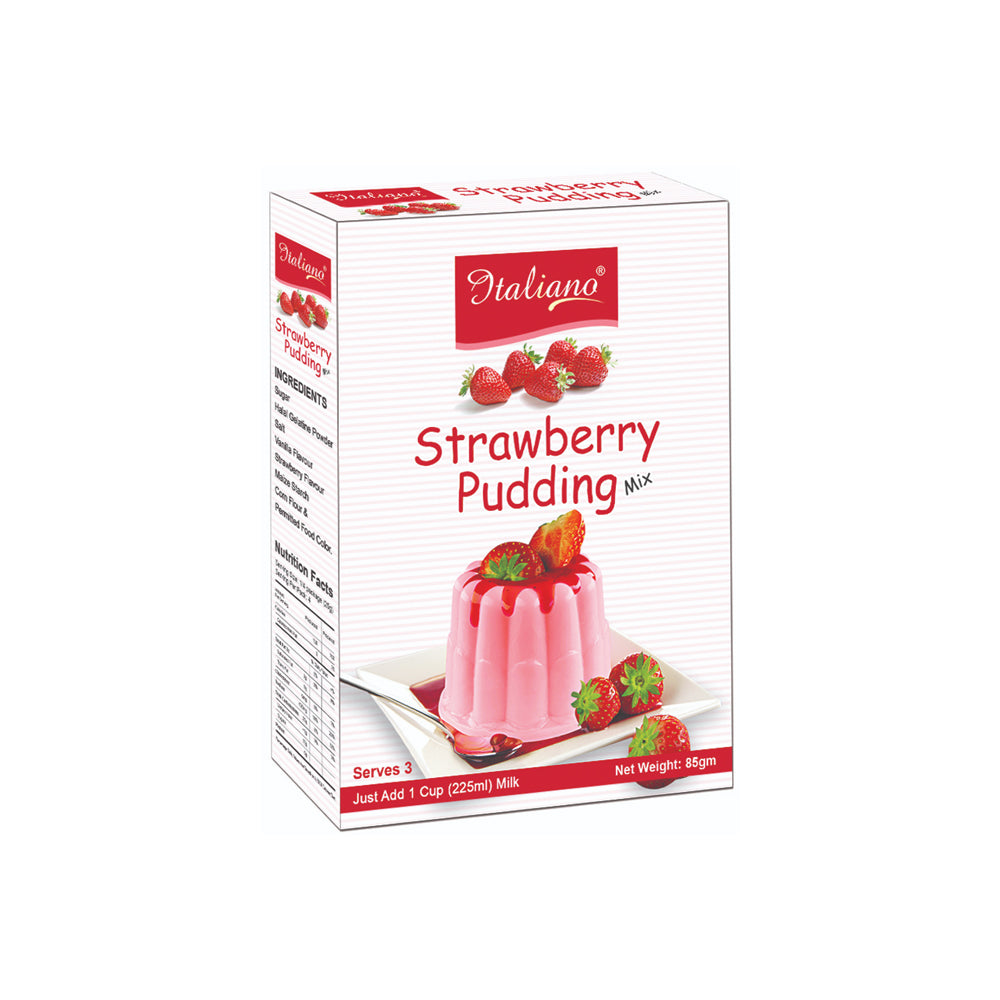 Italiano Strawberry Pudding Temptation 100g - Snapcart.pk