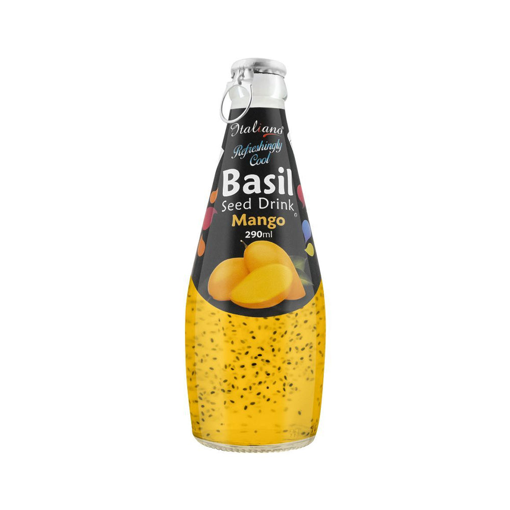 Italiano Cool Basil Seed Drink Mango 290ml - Snapcart.pk