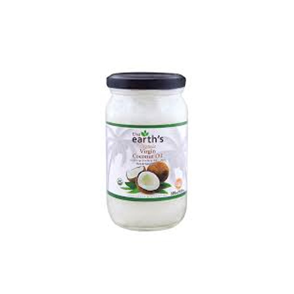 The Earth Organic Virgin Coconut Oil 310ml - Snapcart.pk