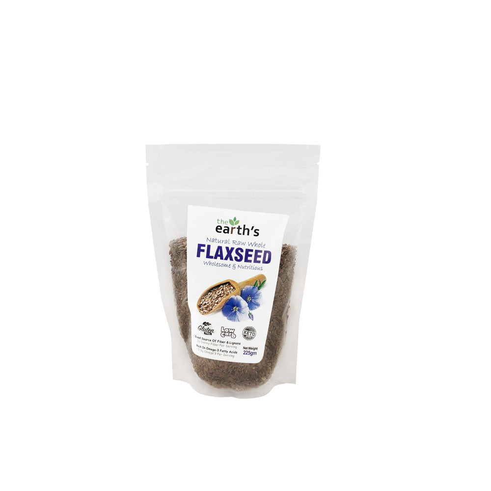 The Earth's Flaxseed Whole 225g - Snapcart.pk