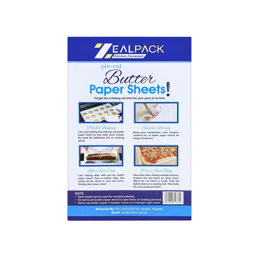 Zeal Pack Butter Paper Sheets 24s. - Snapcart.pk