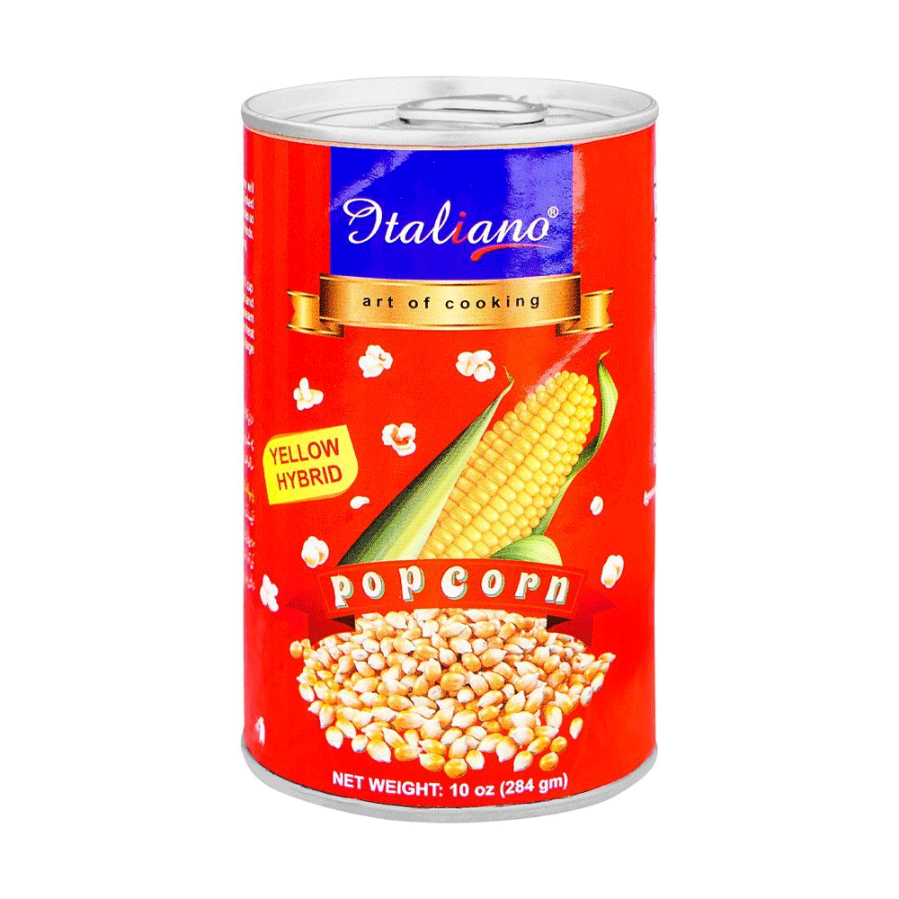 Italiano Yellow Hybrid Popcorn Tin 284g