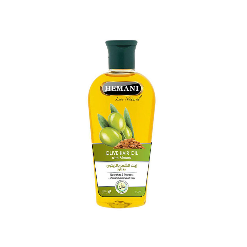 Hemani Hair Oil Olive 200ml - Snapcart.pk