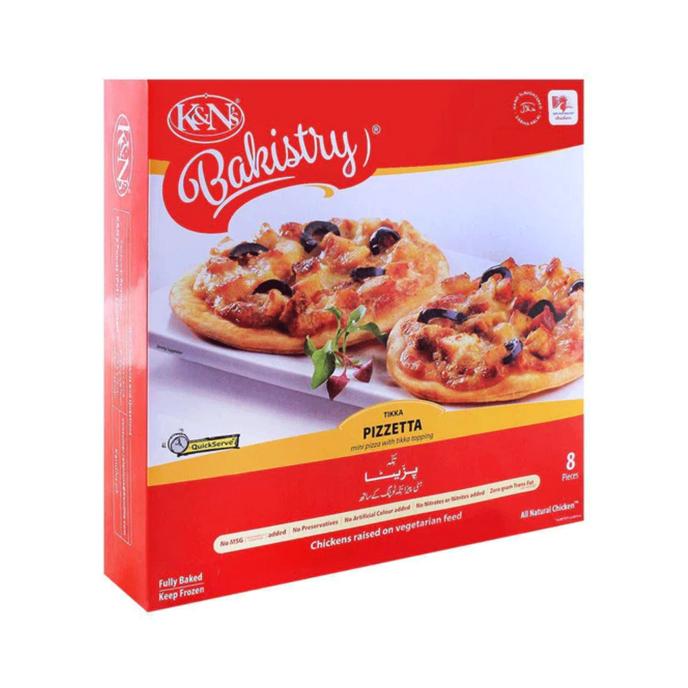 K&ns Bakistry Tikka Pizzetta 8s 960g