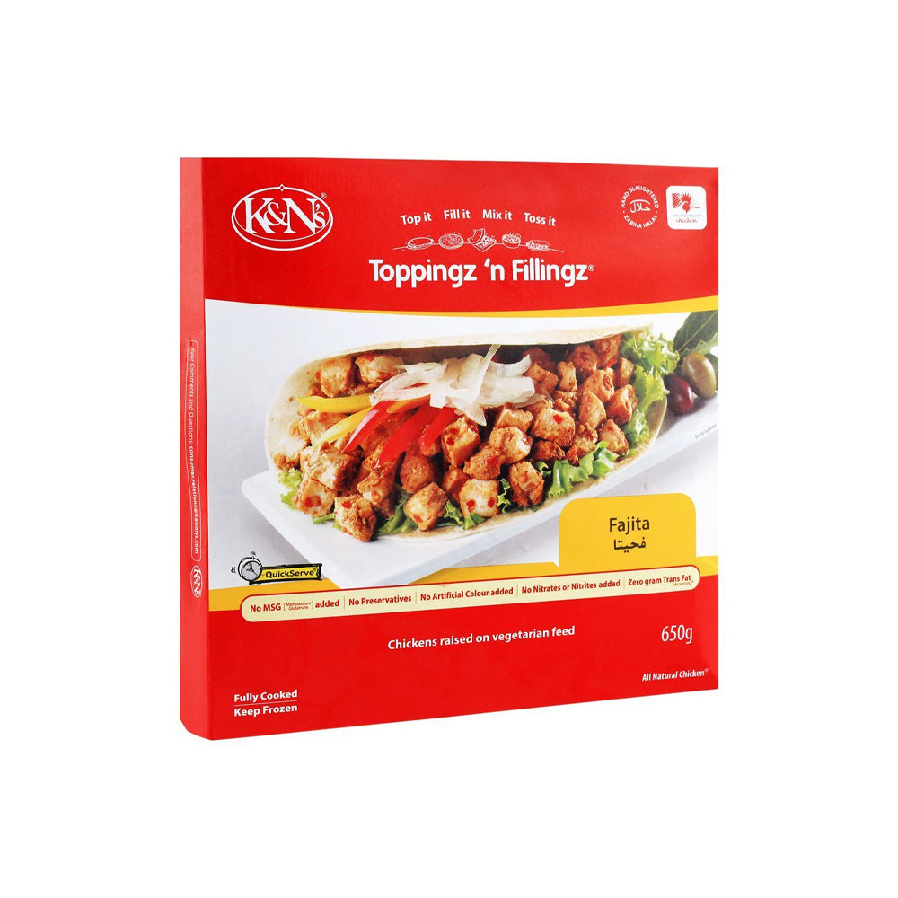 K&N's Fajita Toppingz'n Fillingz 650g - Snapcart.pk