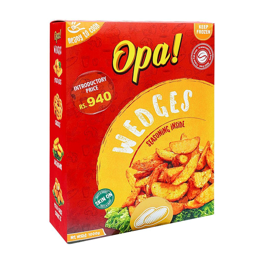 Opa Potato Wedges 1000g