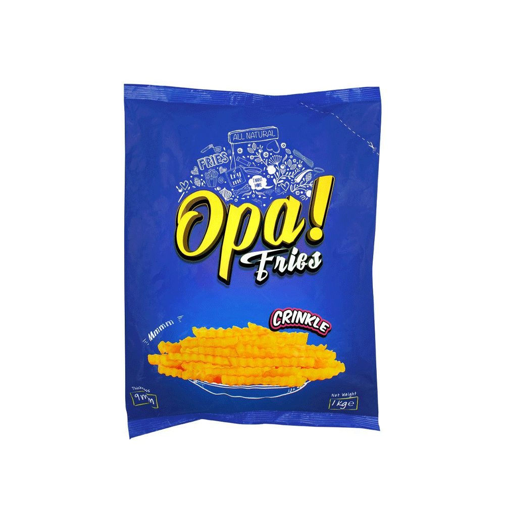 Opa Fries Crinkle 900g - Snapcart.pk
