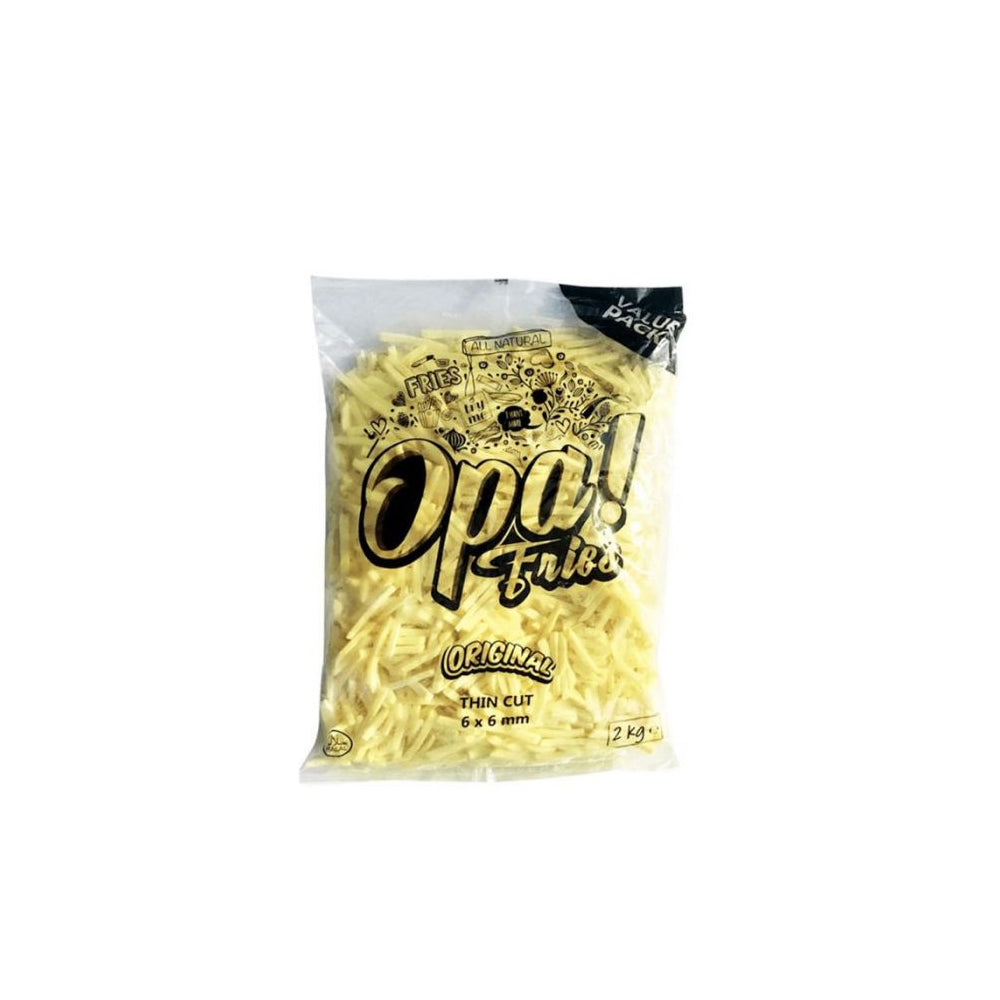 Opa Fries Original Thin Cut 2kg - Snapcart.pk