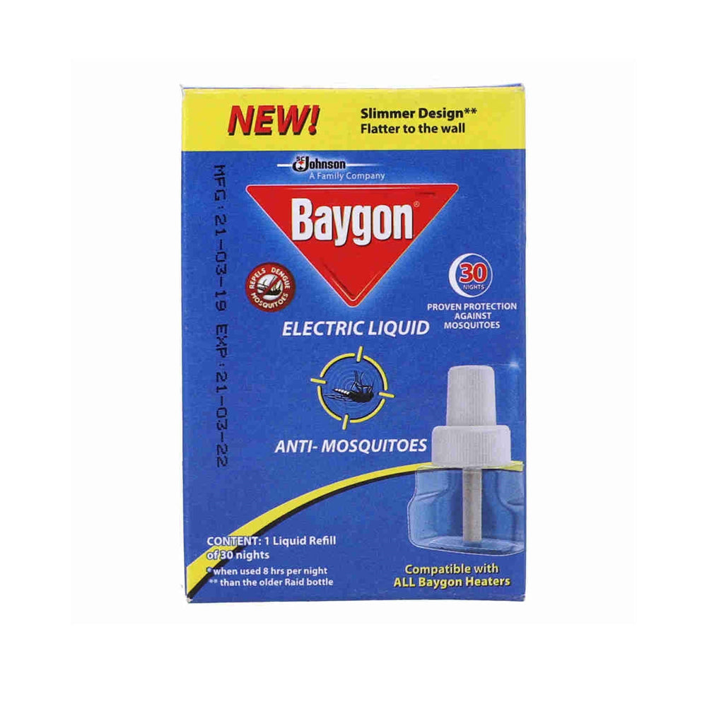 Baygon Anti Mosquitoes Electric Liquid 50ml - Snapcart.pk