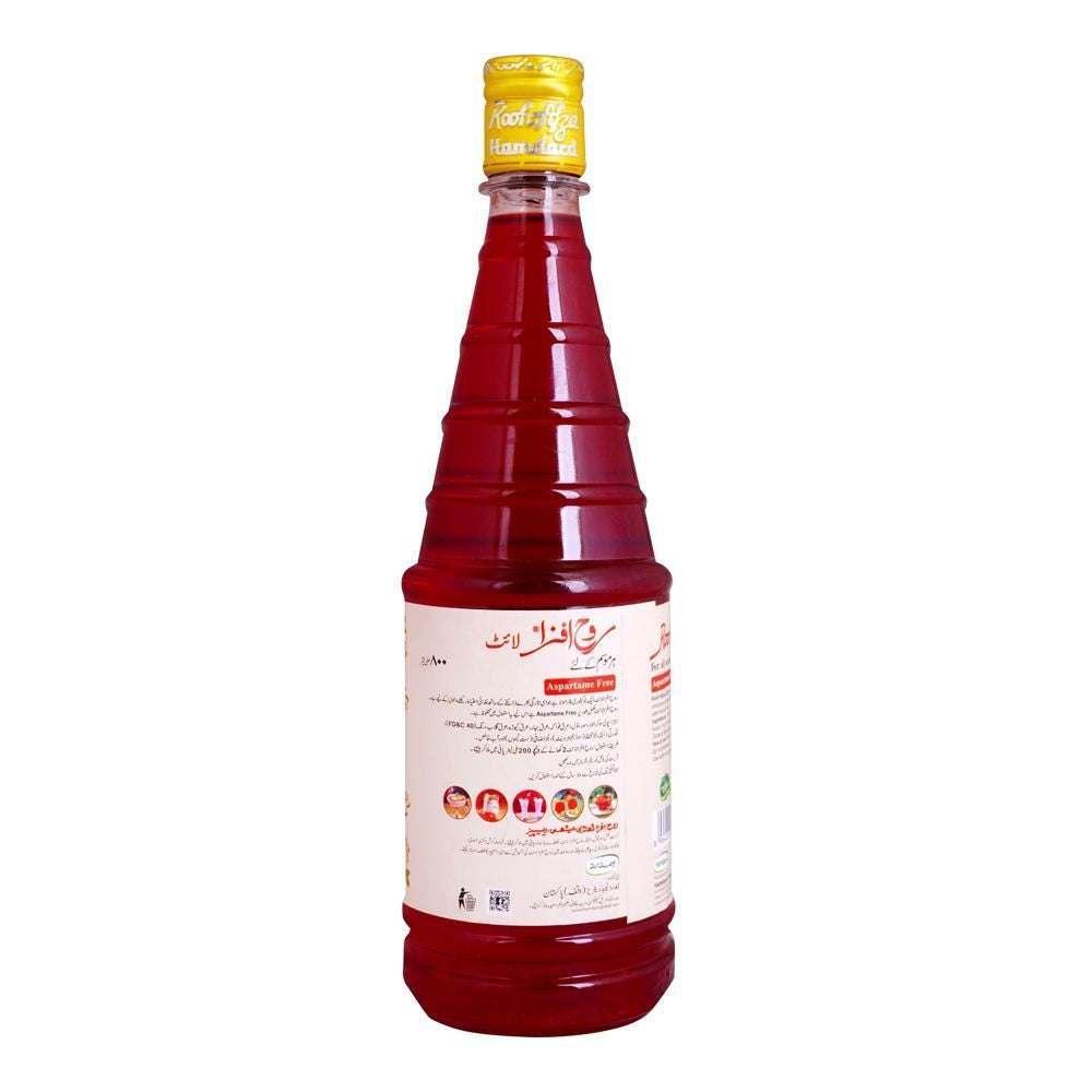 Hamdard Rooh Afza Light 800ml - Snapcart.pk