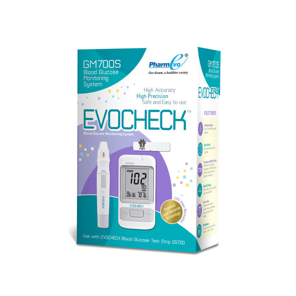 Evocheck Blood Glucose Meter Gm700s - Snapcart.pk