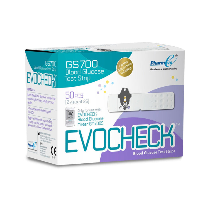 Evocheck Gs700 Blood Glucose Test Strips - Snapcart.pk