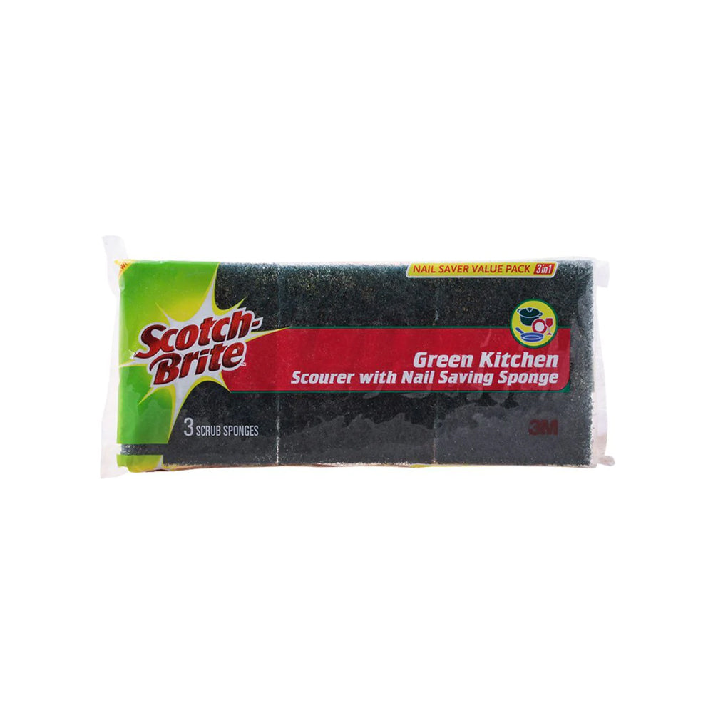 Scotch Brite Extreme Nail Saver Scrub Sponge 1s - Snapcart.pk