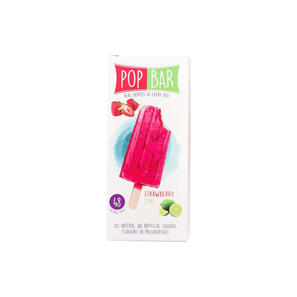 Pop Bar Strawberry Lime Ice Creams 80gm - Snapcart.pk