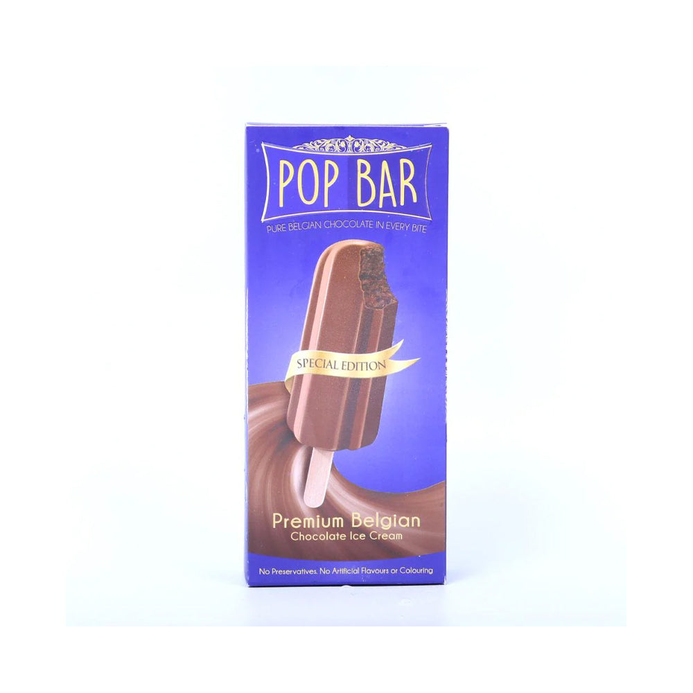 Pop Bar Belgium Chocolate Ice Cream 90g - Snapcart.pk