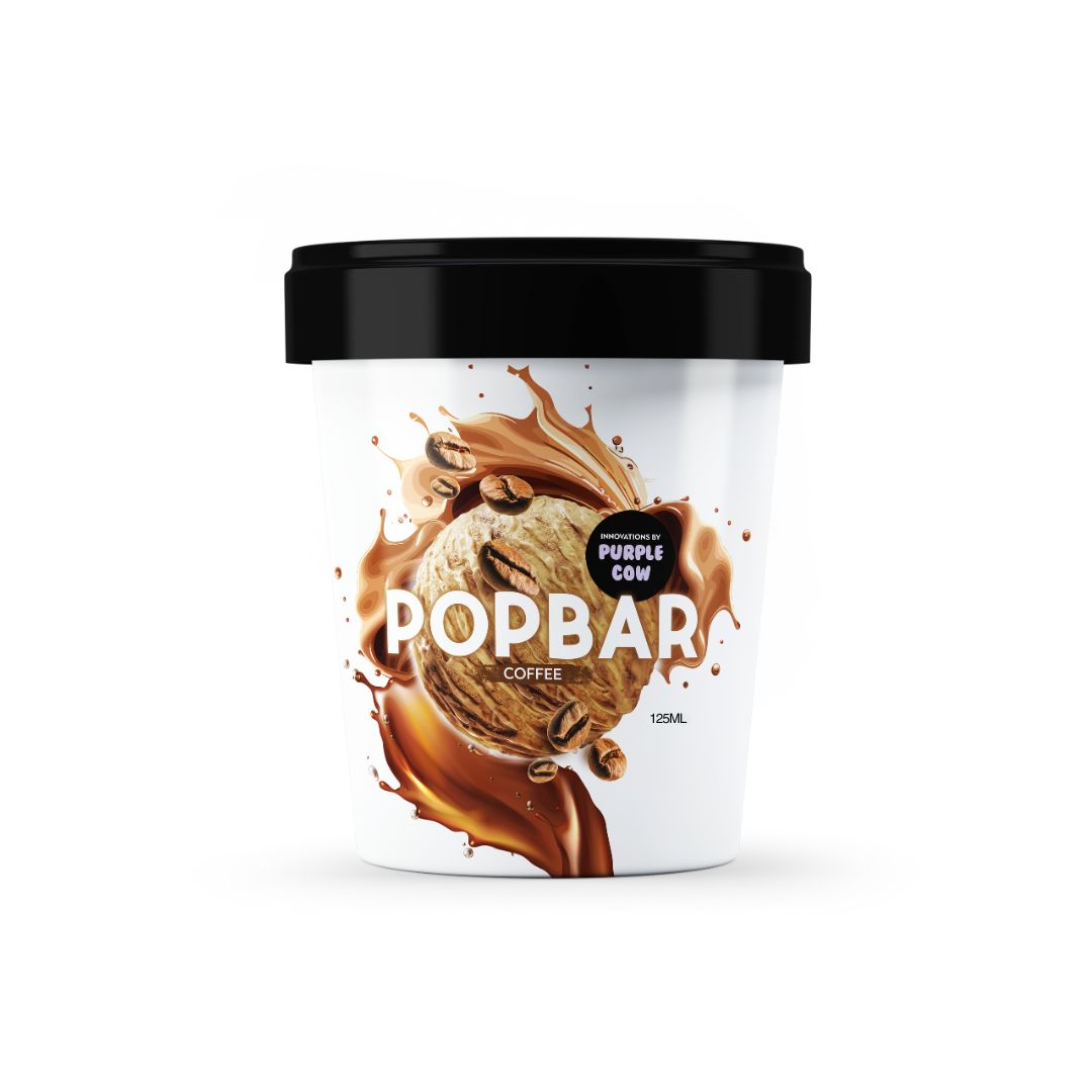 Pop Bar Coffee Ice Cream Cup 125ml