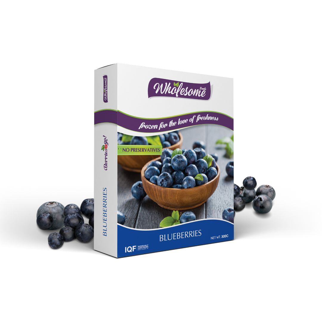 Wholesome Frozen Blueberries 300g