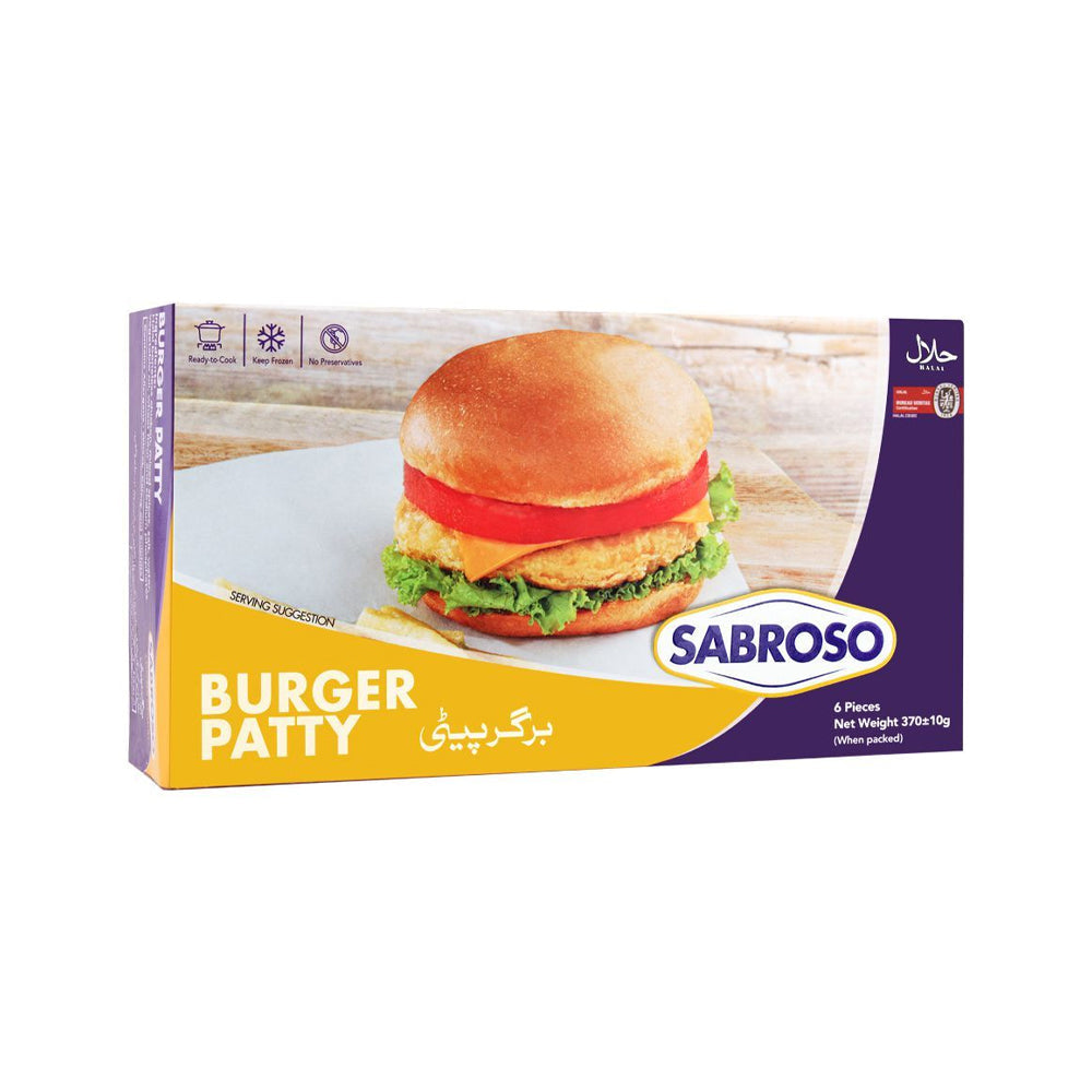 Sabroso Burger Patty 6s 370g - Snapcart.pk