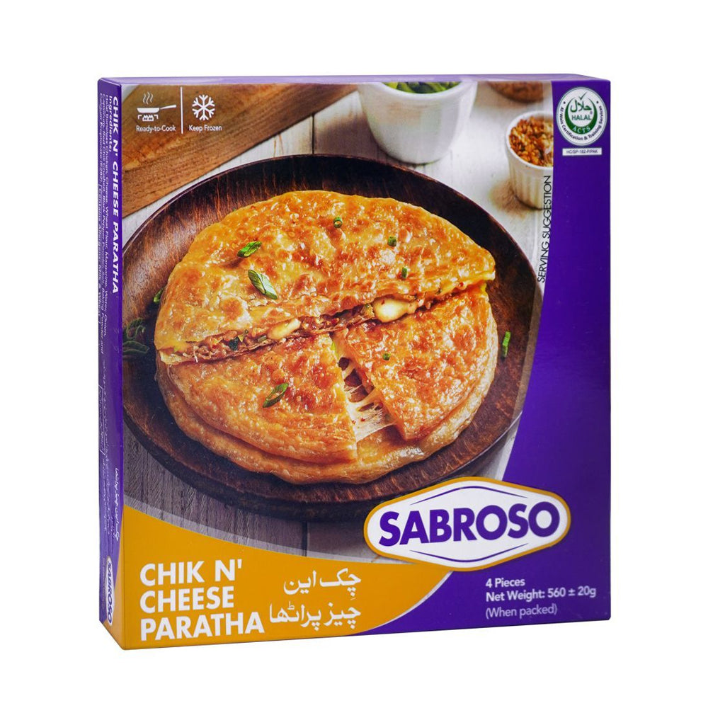 Sabroso Chik N' Cheese Paratha 4s - Snapcart.pk