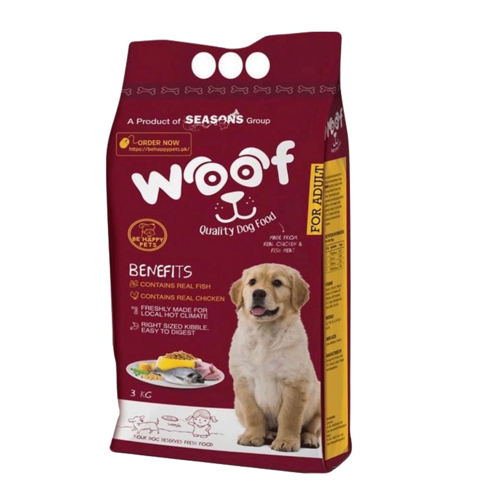 Seasons Woof Adult Dog Food 3kg