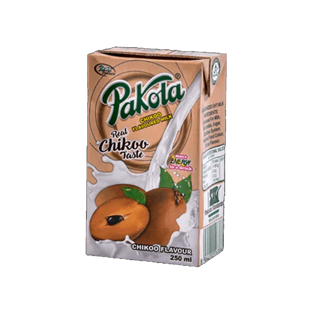 Pakola Chikoo Flavoured Milk 200ml - Snapcart.pk