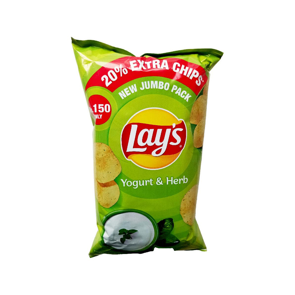 Lays Yogurt & Herb Chips 120g - Snapcart.pk