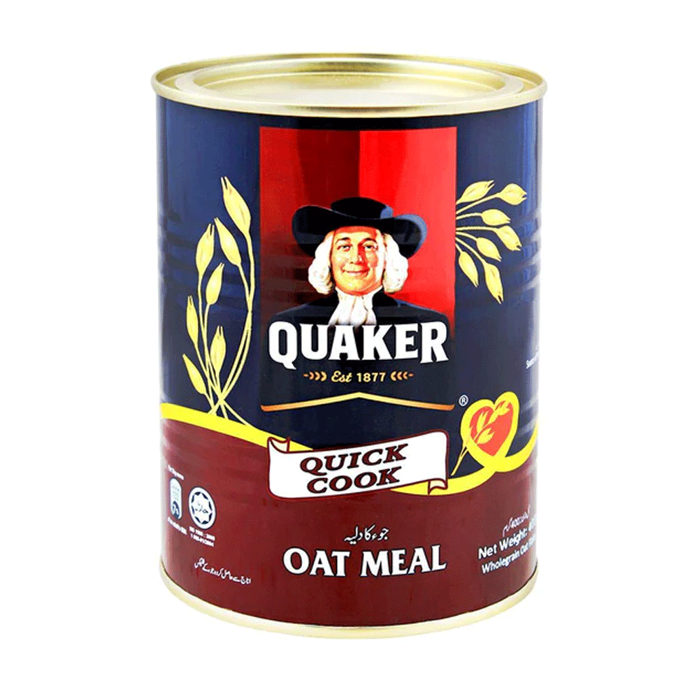 Quaker White Oats Tin 400g