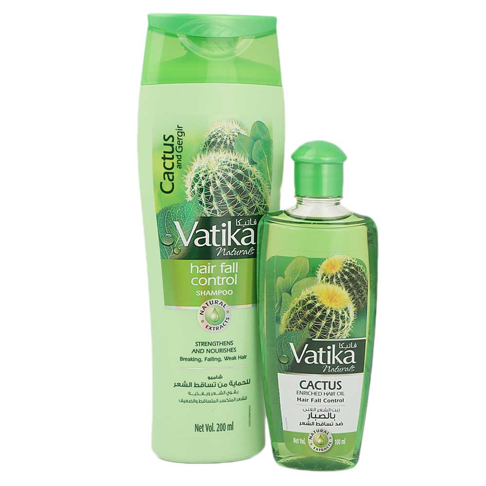 Vatika Oil+shampoo Value Pack - Snapcart.pk
