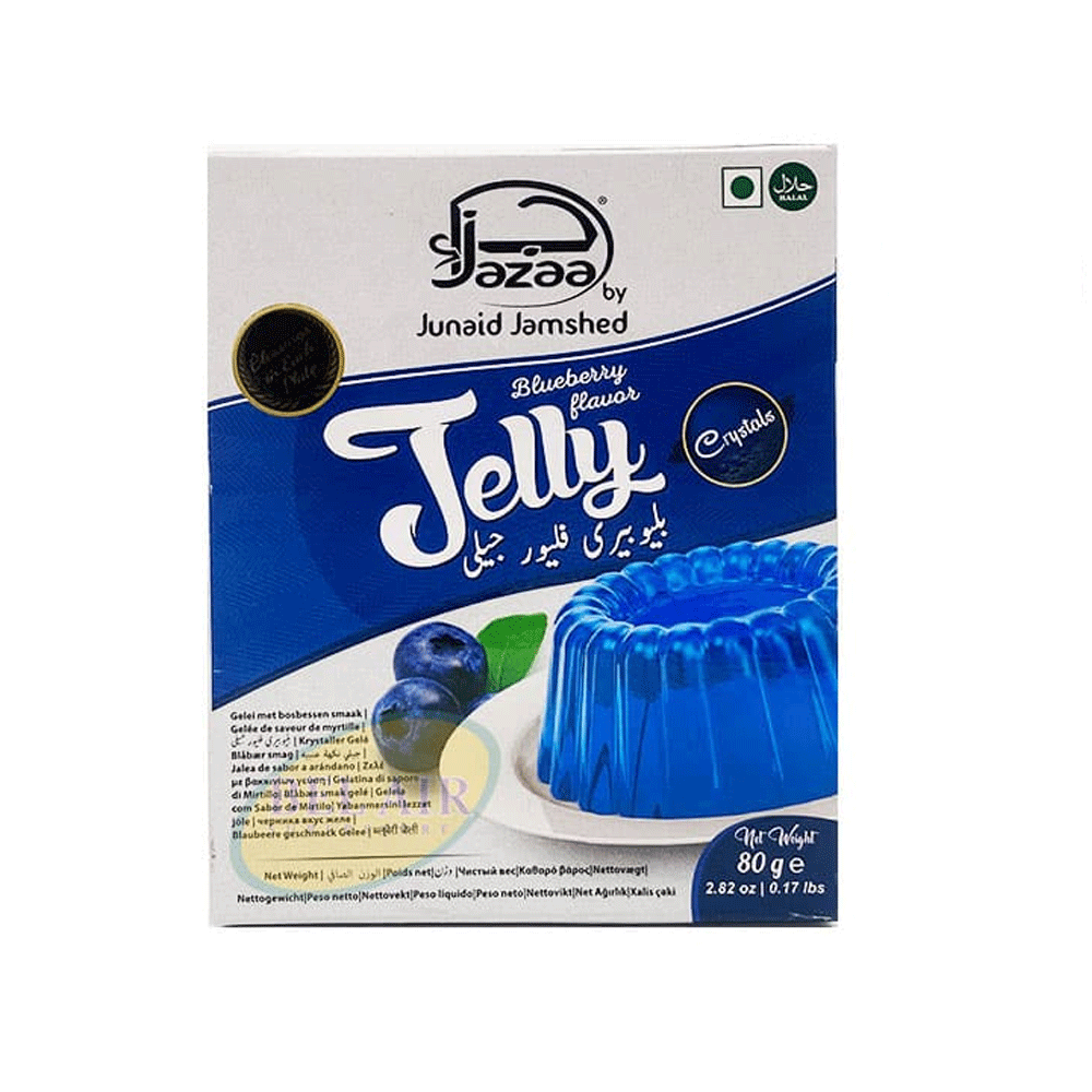 Jasmine Crystal Blueberry Flavour Jelly 80g - Snapcart.pk